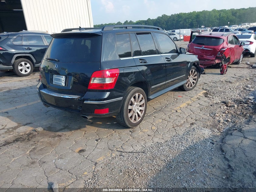 2010 Mercedes-benz Glk-class VIN WDCGG5GB3AF415854 IAAI salvage auction — FRONT END, Salvage (Georgia), sold $1,525 on 2026-08-12 (photo 4)