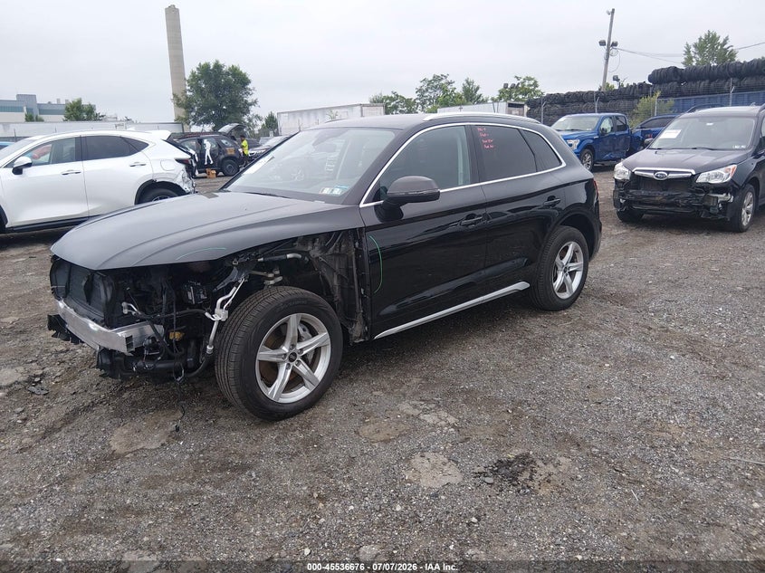 2023 Audi Q5 VIN WA1ABAFY3P2066956 IAAI salvage auction — FRONT END, Salvage (Pennsylvania), sold $11,100 on 2026-07-22 (photo 2)