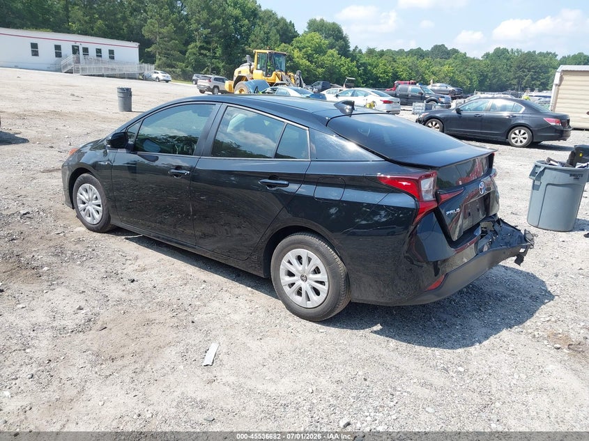 2020 Toyota Prius VIN JTDKARFU3L3119510 IAAI salvage auction — REAR END, Salvage Title, sold $5,600 on 2026-07-19 (photo 3)