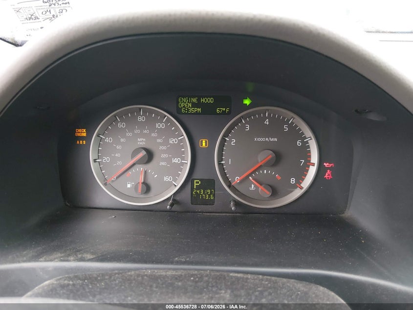 2006 Volvo V50 VIN YV1MW390462173855 IAAI salvage auction — LEFT SIDE, Salvage (Pennsylvania), sold $25 on 2026-08-11 (photo 7)