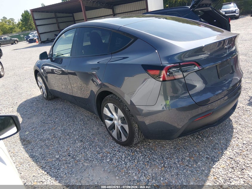 2023 Tesla Model y VIN 7SAYGAEE9PF788283 IAAI salvage auction — WATER/FLOOD, Flood (Mississippi), sold $14,500 on 2026-08-27 (photo 3)