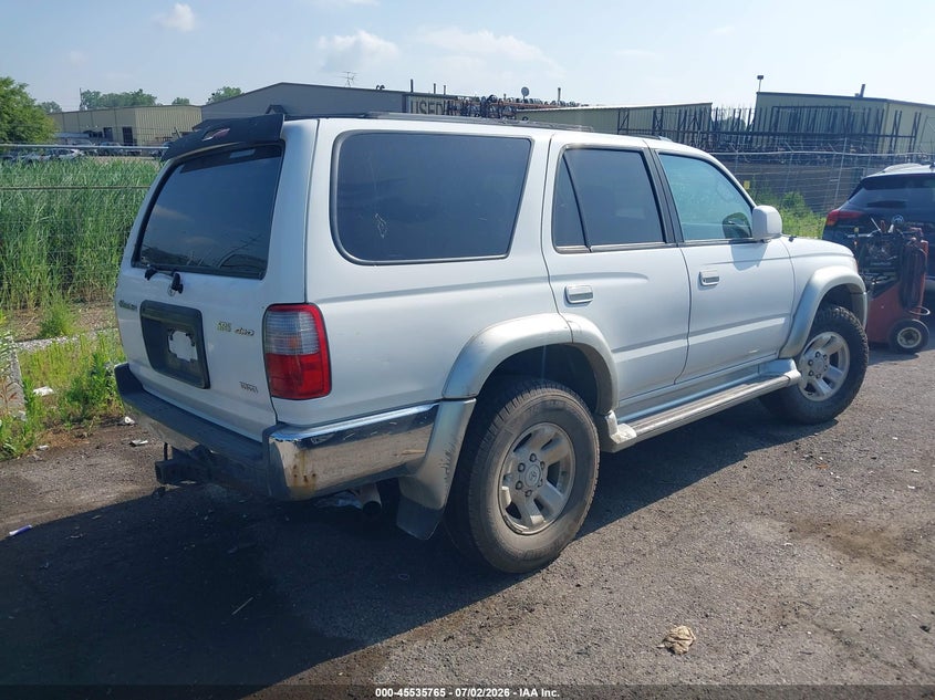 2000 Toyota 4runner VIN JT3HN86RXY0279370 IAAI salvage auction — NORMAL WEAR, Clear (Michigan), sold $775 on 2026-07-23 (photo 4)