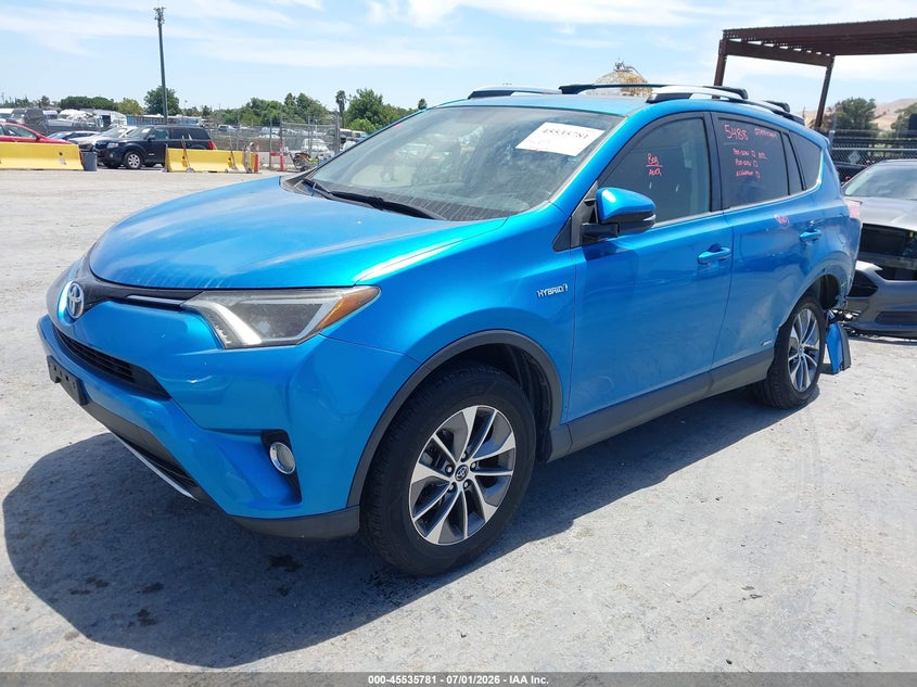 2016 Toyota VIN JTMRJREV1GD058537 IAAI salvage auction — LEFT REAR, Salvage Title, sold $6,400 on 2026-07-23 (photo 2)