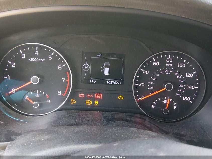 2019 Kia Sportage VIN KNDPM3AC2K7545818 IAAI salvage auction — LEFT SIDE, Salvage (California), sold $3,475 on 2026-07-27 (photo 7)