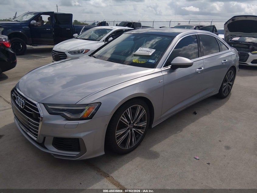 2019 Audi A6 VIN WAUL2AF21KN065254 IAAI salvage auction — WATER/FLOOD, Salvage (Texas), sold $8,700 on 2026-07-31 (photo 2)
