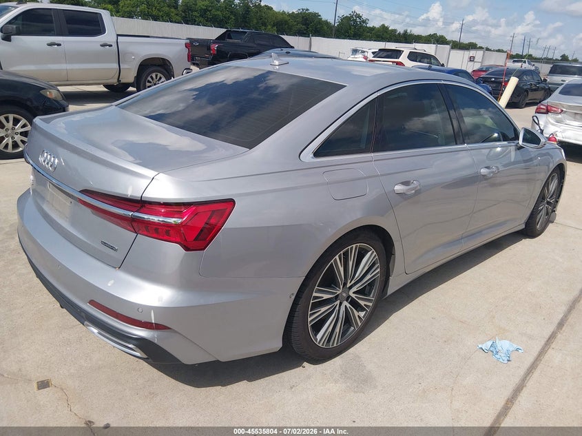 2019 Audi A6 VIN WAUL2AF21KN065254 IAAI salvage auction — WATER/FLOOD, Salvage (Texas), sold $8,700 on 2026-07-31 (photo 4)