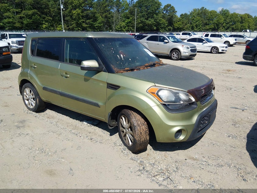 2013 Kia Soul VIN KNDJT2A61D7482159 IAAI salvage auction — NORMAL WEAR, Clear (Georgia), sold $525 on 2026-07-16 (photo 1)