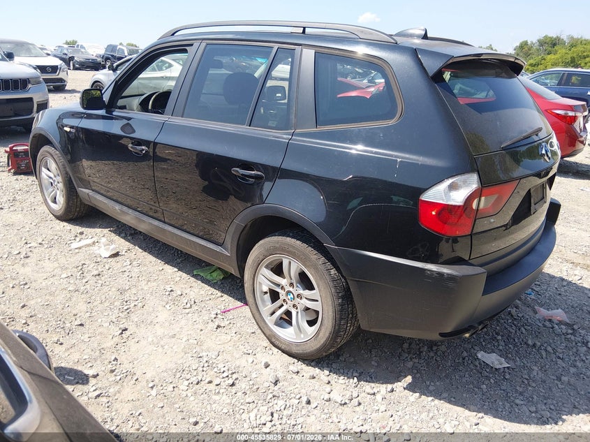 2005 BMW X3 VIN WBXPA93405WD15051 IAAI salvage auction — NORMAL WEAR, Clear (Tennessee), sold $225 on 2026-07-09 (photo 3)