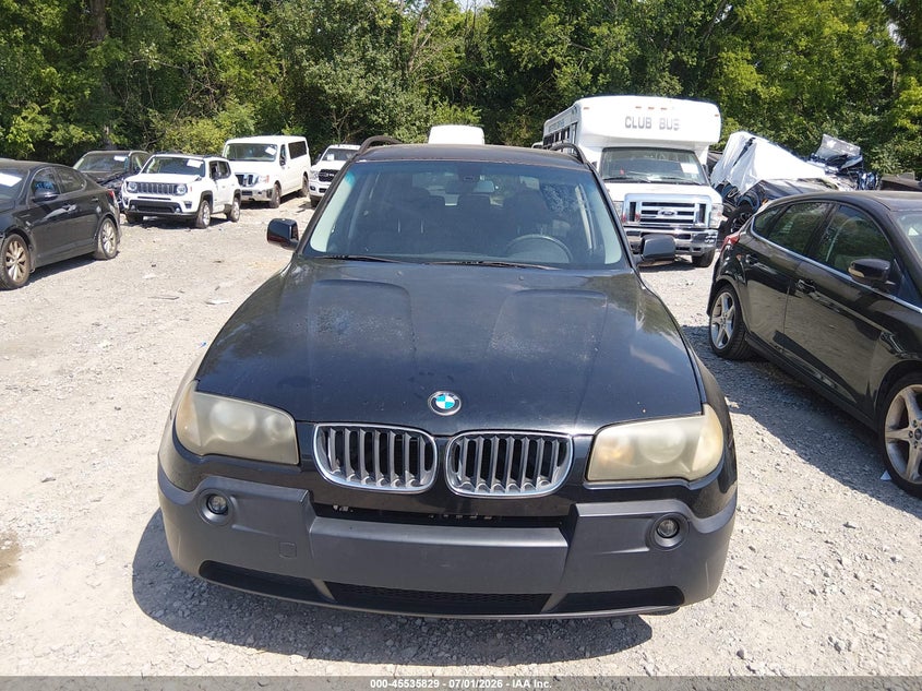 2005 BMW X3 VIN WBXPA93405WD15051 IAAI salvage auction — NORMAL WEAR, Clear (Tennessee), sold $225 on 2026-07-09 (photo 6)