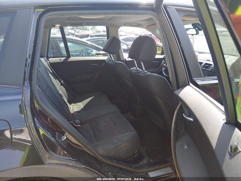 2005 BMW X3 VIN WBXPA93405WD15051 IAAI salvage auction — NORMAL WEAR, Clear (Tennessee), sold $225 on 2026-07-09 (photo 8)