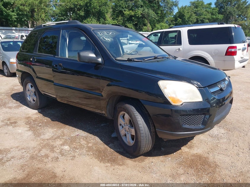 2010 Kia Sportage VIN KNDKG3A33A7720335 IAAI salvage auction — NORMAL WEAR, Original (Texas), sold $25 on 2026-07-23 (photo 1)