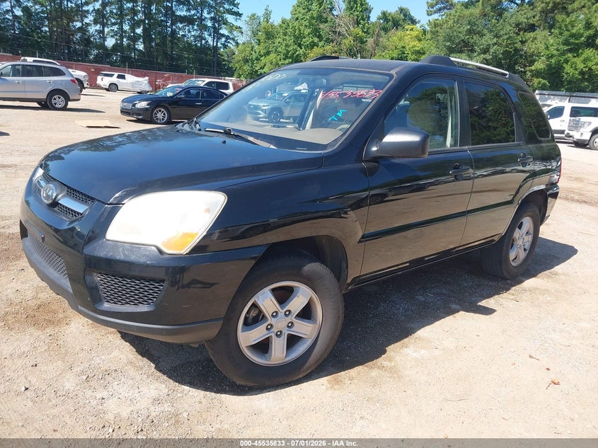 2010 Kia Sportage VIN KNDKG3A33A7720335 IAAI salvage auction — NORMAL WEAR, Original (Texas), sold $25 on 2026-07-23 (photo 2)