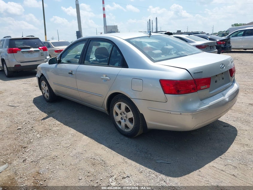 2009 Hyundai Sonata VIN 5NPET46C99H572366 IAAI salvage auction — NORMAL WEAR, Clear (Indiana), sold $300 on 2026-07-08 (photo 3)