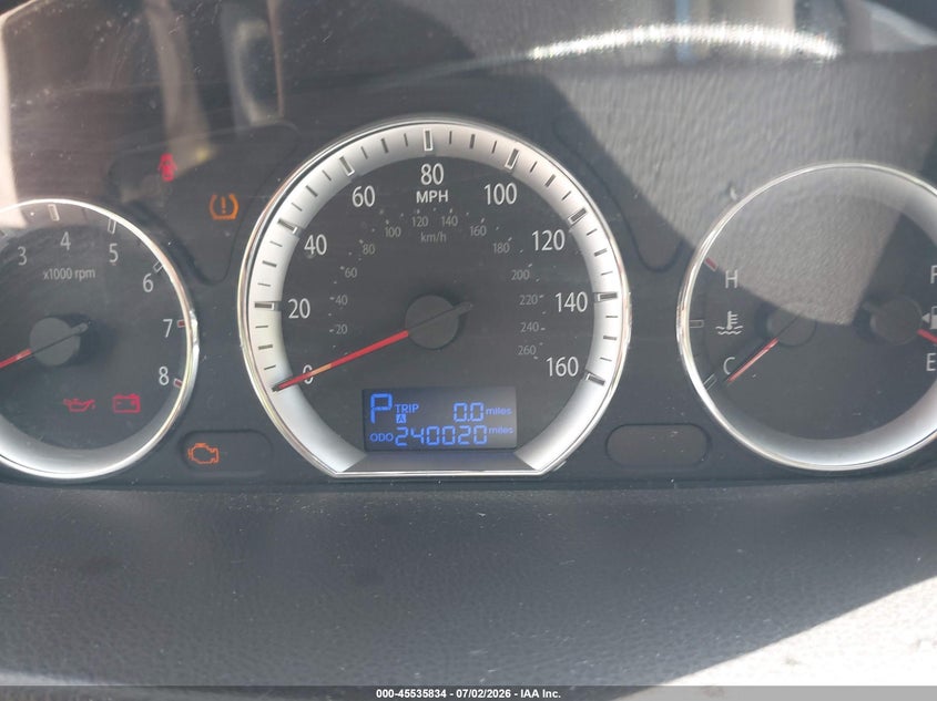 2009 Hyundai Sonata VIN 5NPET46C99H572366 IAAI salvage auction — NORMAL WEAR, Clear (Indiana), sold $300 on 2026-07-08 (photo 7)