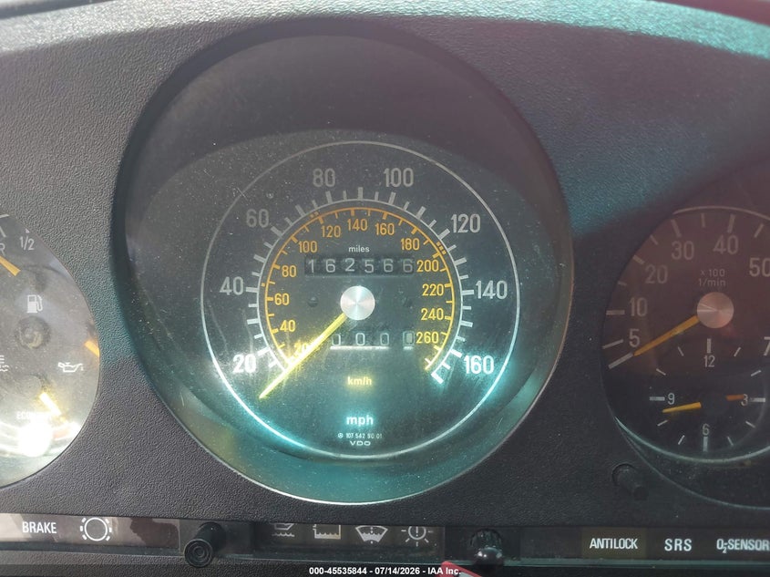 1987 Mercedes-benz 560 VIN WDBBA48D7HA064772 IAAI salvage auction — NORMAL WEAR, Clear (Florida), sold $925 on 2026-07-23 (photo 7)