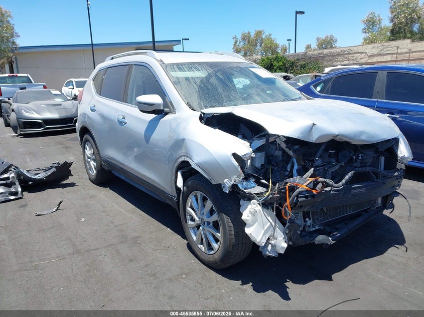 2020 Nissan Rogue VIN JN8AT2MT2LW010790 IAAI salvage auction — FRONT END, Salvage Title, sold $1,100 on 2026-07-24 (photo 1)