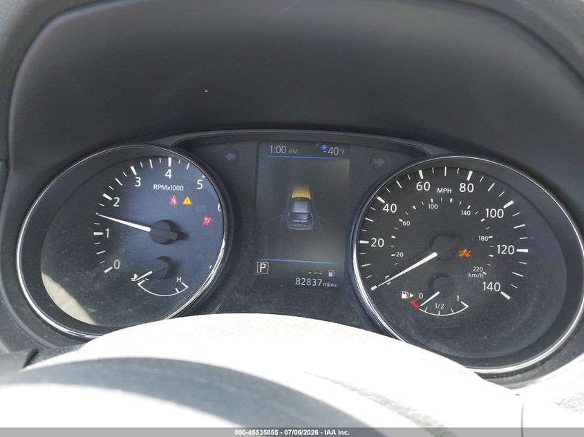 2020 Nissan Rogue VIN JN8AT2MT2LW010790 IAAI salvage auction — FRONT END, Salvage Title, sold $1,100 on 2026-07-24 (photo 7)
