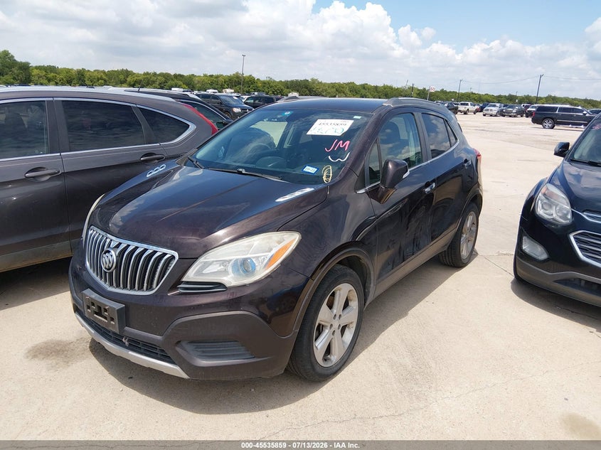 2015 Buick Encore VIN KL4CJASB1FB223380 IAAI salvage auction — NORMAL WEAR, Original (Texas), sold $2,950 on 2026-07-20 (photo 2)