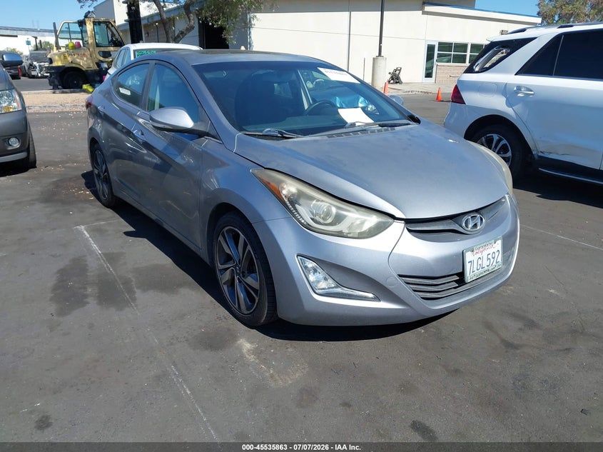 2015 Hyundai Elantra VIN KMHDH4AE1FU452550 IAAI salvage auction — SIDE, Salvage Title, sold $1,775 on 2026-07-31 (photo 1)