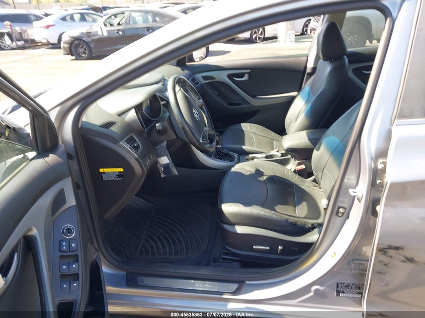 2015 Hyundai Elantra VIN KMHDH4AE1FU452550 IAAI salvage auction — SIDE, Salvage Title, sold $1,775 on 2026-07-31 (photo 5)