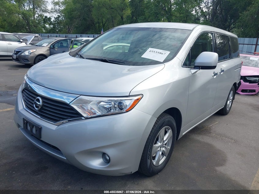 2012 Nissan Quest VIN JN8AE2KP0C9043673 IAAI salvage auction — REAR END, Salvage (Utah), sold $900 on 2026-07-30 (photo 2)