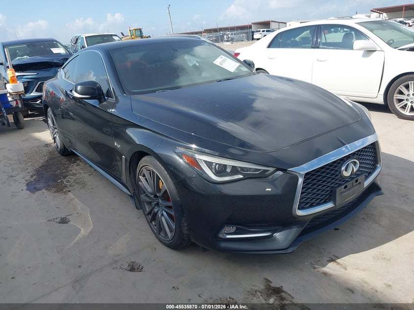 2017 Infiniti Q60 VIN JN1FV7EL2HM701797 IAAI salvage auction — NORMAL WEAR, Original (Texas), sold $4,550 on 2026-07-28 (photo 1)