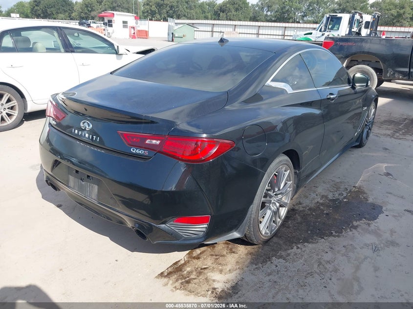 2017 Infiniti Q60 VIN JN1FV7EL2HM701797 IAAI salvage auction — NORMAL WEAR, Original (Texas), sold $4,550 on 2026-07-28 (photo 4)