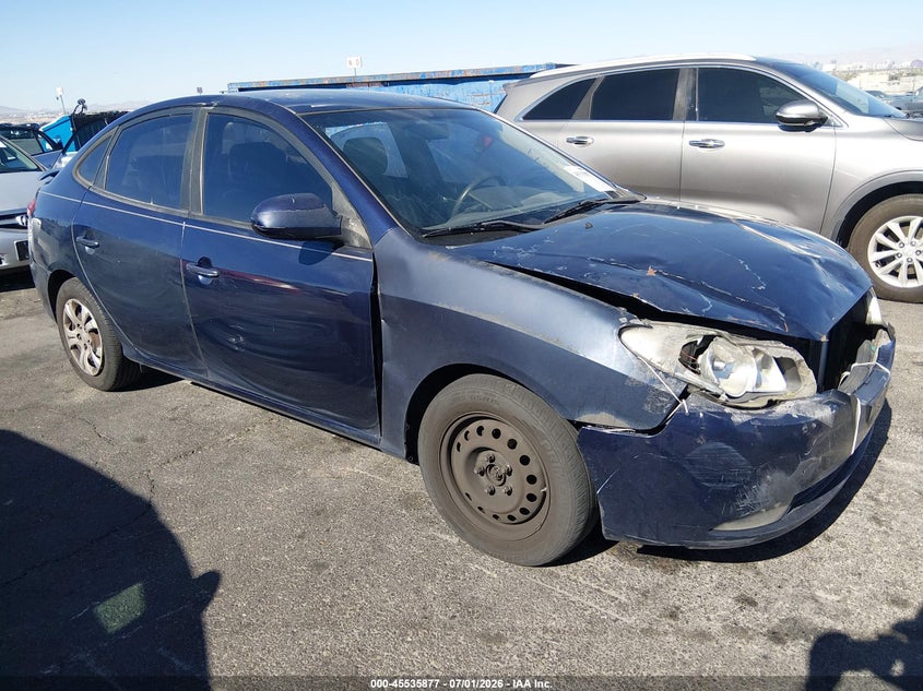 2010 Hyundai Elantra VIN KMHDU4ADXAU142652 IAAI salvage auction — NORMAL WEAR, Clear (Nevada), sold $275 on 2026-07-24 (photo 1)
