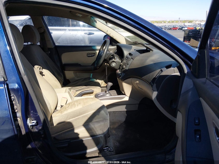 2010 Hyundai Elantra VIN KMHDU4ADXAU142652 IAAI salvage auction — NORMAL WEAR, Clear (Nevada), sold $275 on 2026-07-24 (photo 5)