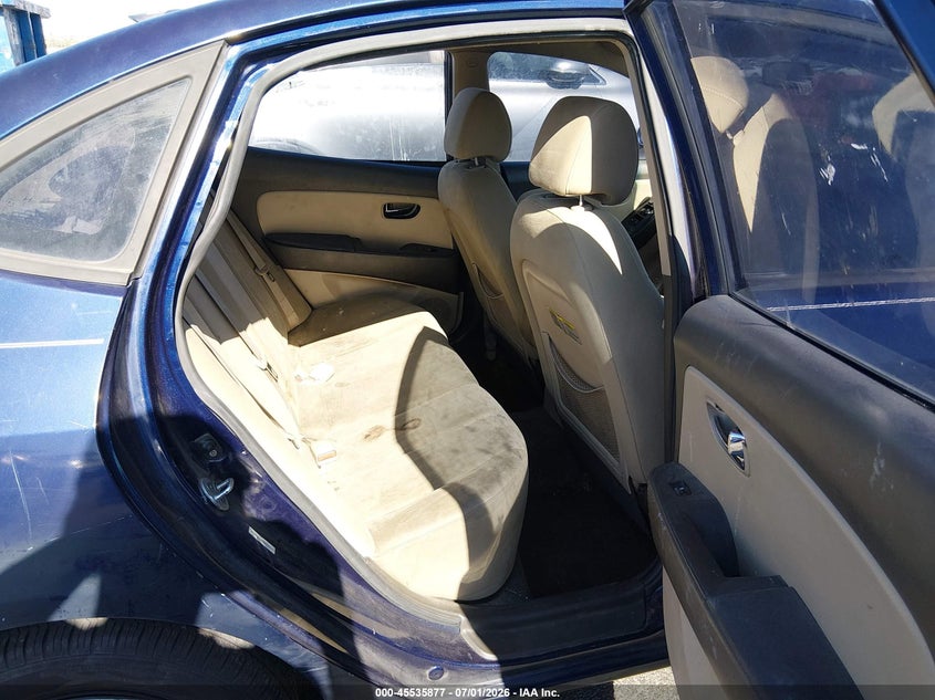 2010 Hyundai Elantra VIN KMHDU4ADXAU142652 IAAI salvage auction — NORMAL WEAR, Clear (Nevada), sold $275 on 2026-07-24 (photo 8)