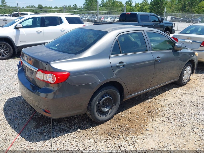 2013 Toyota Corolla VIN 5YFBU4EE0DP093087 IAAI salvage auction — NORMAL WEAR, Clear (Mississippi), sold $625 on 2026-07-24 (photo 4)