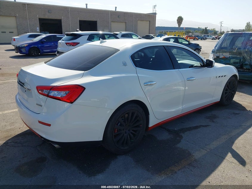 2015 Maserati Ghibli VIN ZAM57RTA6F1143088 IAAI salvage auction — FRONT END, Rebuildable (Florida), sold $6,300 on 2026-08-10 (photo 4)