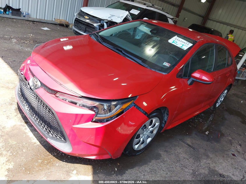 2021 Toyota Corolla VIN 5YFEPMAE2MP264688 IAAI salvage auction — FRONT & REAR, Salvage (Virginia), sold $3,350 on 2026-07-30 (photo 2)