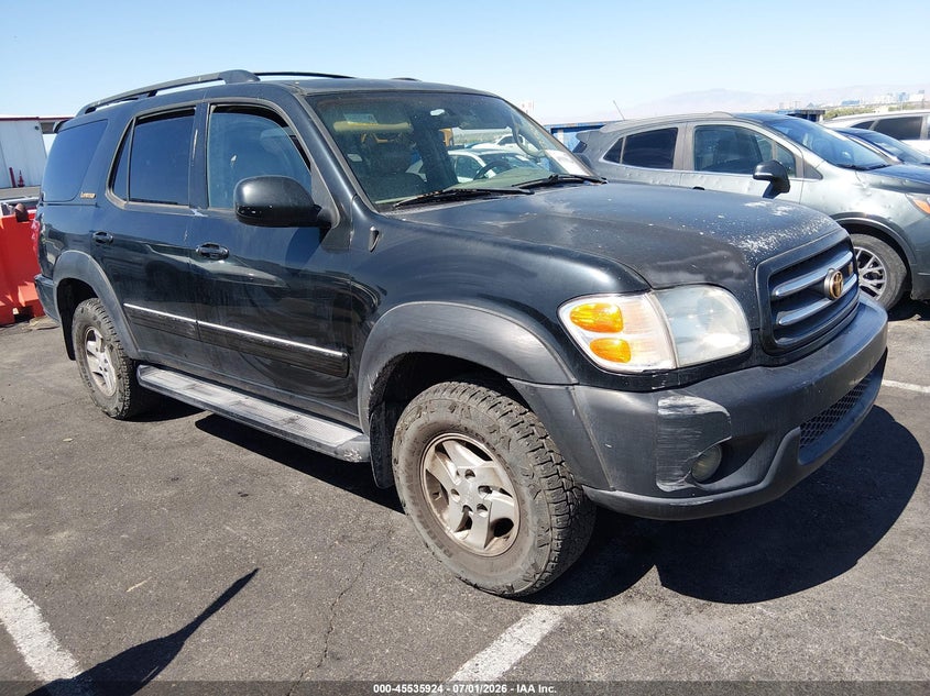 2001 Toyota Sequoia VIN 5TDZT38A11S008071 IAAI salvage auction — NORMAL WEAR, Clear (Nevada), sold $375 on 2026-07-24 (photo 1)