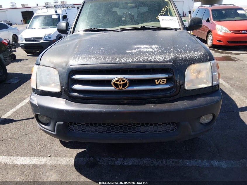 2001 Toyota Sequoia VIN 5TDZT38A11S008071 IAAI salvage auction — NORMAL WEAR, Clear (Nevada), sold $375 on 2026-07-24 (photo 6)