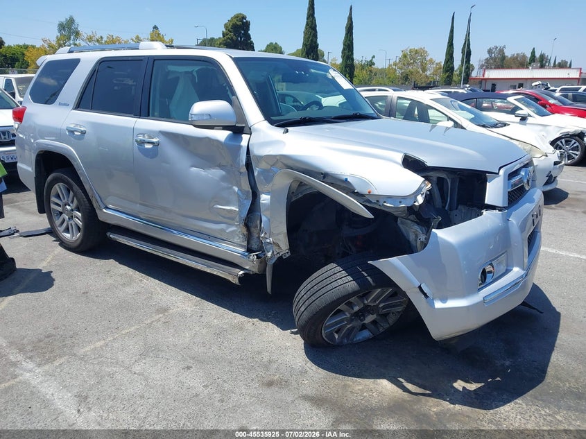 2011 Toyota 4runner VIN JTEBU5JR3B5076918 IAAI salvage auction — RIGHT SIDE, Salvage (California), sold $6,100 on 2026-07-30 (photo 1)