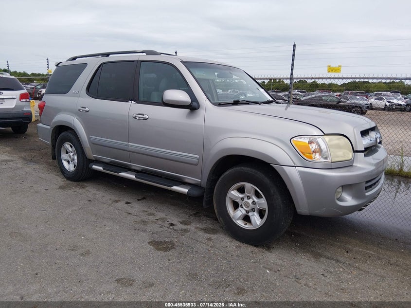 2006 Toyota Sequoia VIN 5TDZT34A36S275158 IAAI salvage auction — NORMAL WEAR, Clear (Montana), sold $1,250 on 2026-07-29 (photo 1)