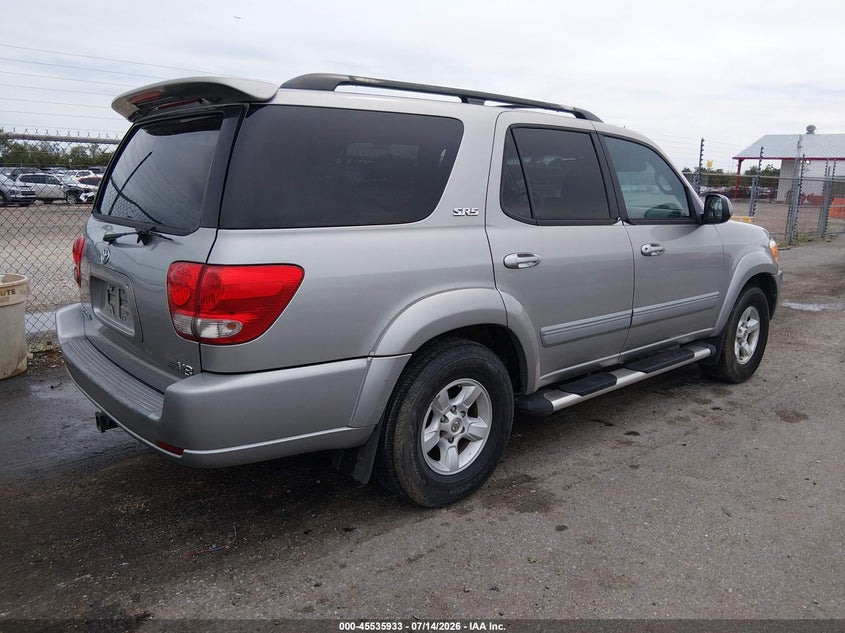 2006 Toyota Sequoia VIN 5TDZT34A36S275158 IAAI salvage auction — NORMAL WEAR, Clear (Montana), sold $1,250 on 2026-07-29 (photo 4)