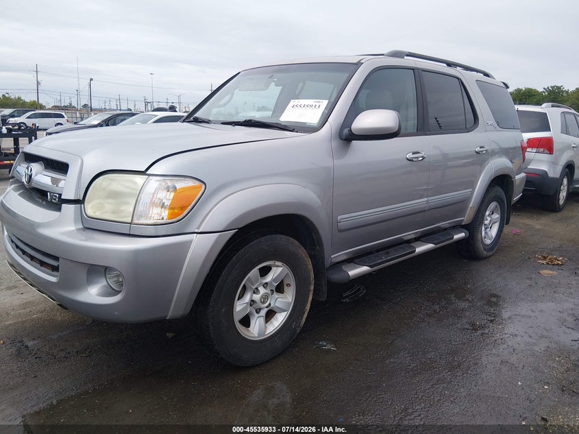 2006 Toyota Sequoia VIN 5TDZT34A36S275158 IAAI salvage auction — NORMAL WEAR, Clear (Montana), sold $1,250 on 2026-07-29 (photo 6)