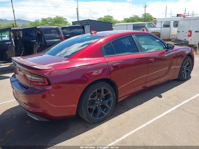 2017 Dodge Charger VIN 2C3CDXHG4HH541222 IAAI salvage auction — FRONT & REAR, Clear (Hawaii), sold $1,200 on 2026-08-04 (photo 4)