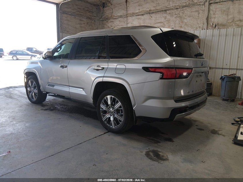 2024 Toyota Sequoia VIN 7SVAAABA9RX038026 IAAI salvage auction — FRONT END, Salvage Title, sold $25,750 on 2026-07-24 (photo 3)