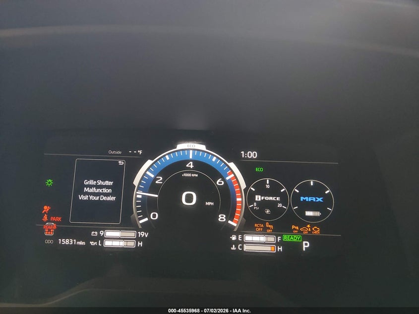 2024 Toyota Sequoia VIN 7SVAAABA9RX038026 IAAI salvage auction — FRONT END, Salvage Title, sold $25,750 on 2026-07-24 (photo 7)