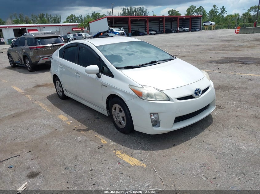 2011 Toyota Prius VIN JTDKN3DU0B0274049 IAAI salvage auction — NORMAL WEAR, Clear (Florida), sold $1,650 on 2026-07-13 (photo 1)