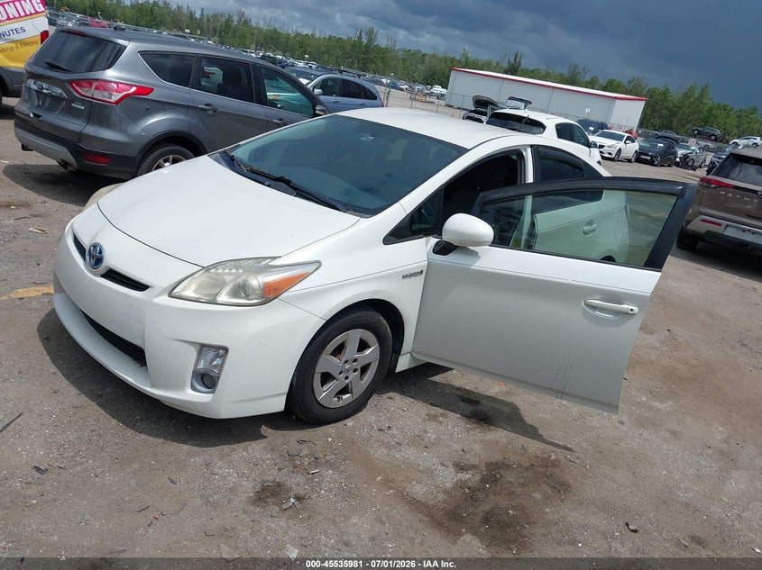 2011 Toyota Prius VIN JTDKN3DU0B0274049 IAAI salvage auction — NORMAL WEAR, Clear (Florida), sold $1,650 on 2026-07-13 (photo 6)