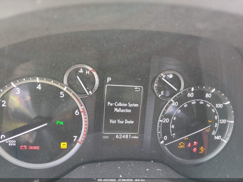 2021 Lexus Gx VIN JTJAM7BX0M5278060 IAAI salvage auction — ROLLOVER, Salvage (California), sold $50 on 2026-07-29 (photo 7)