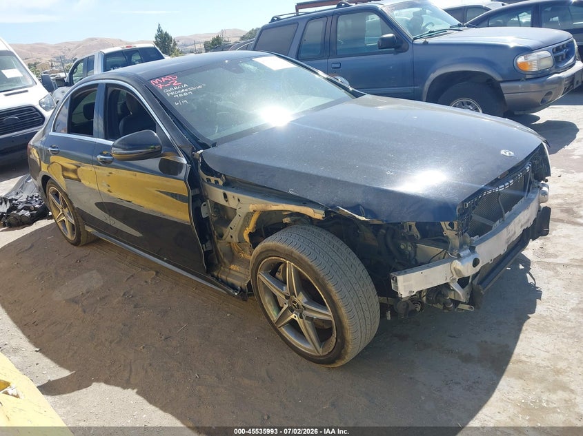2018 Mercedes-benz C-klasse VIN WDDWF4JB4JR409749 IAAI salvage auction — FRONT END, Salvage Title, sold $8,000 on 2026-08-05 (photo 1)