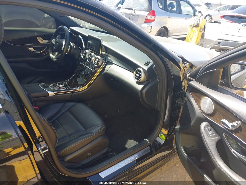 2018 Mercedes-benz C-klasse VIN WDDWF4JB4JR409749 IAAI salvage auction — FRONT END, Salvage Title, sold $8,000 on 2026-08-05 (photo 5)