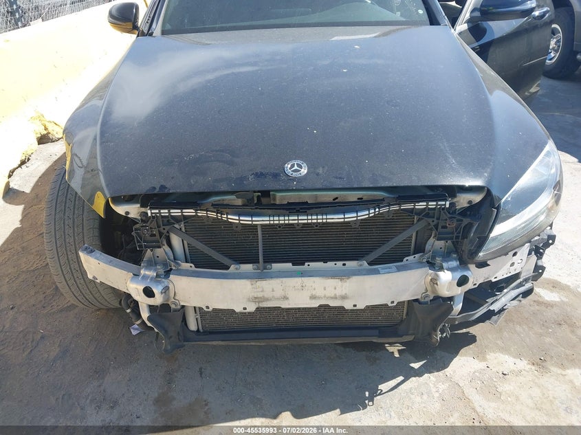 2018 Mercedes-benz C-klasse VIN WDDWF4JB4JR409749 IAAI salvage auction — FRONT END, Salvage Title, sold $8,000 on 2026-08-05 (photo 6)
