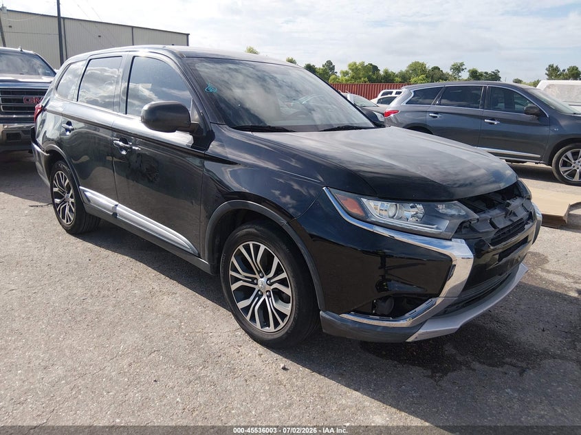 2017 Mitsubishi Outlander VIN JA4AD2A36HZ018419 IAAI salvage auction — NORMAL WEAR, Original (Texas), sold $1,150 on 2026-07-22 (photo 1)