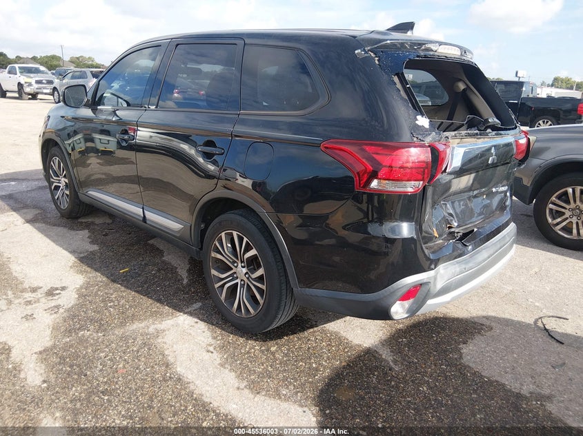2017 Mitsubishi Outlander VIN JA4AD2A36HZ018419 IAAI salvage auction — NORMAL WEAR, Original (Texas), sold $1,150 on 2026-07-22 (photo 3)